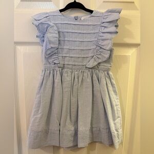 Morley Blue Pleated Dress
